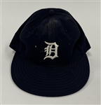 Detroit Tigers 1980s Game Used Hat