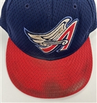 Mo Vaughn 2000 Anaheim Angels Game Used Hat