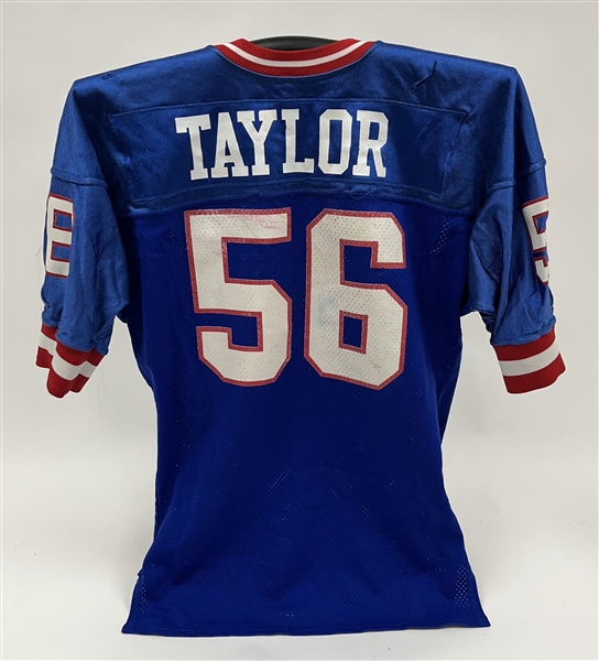 Lawrence Taylor 1992 New York Giants Game Used Jersey w/ Dave Miedema LOA