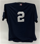 Derek Jeter 2003 New York Yankees BP Used Jersey w/ Dave Miedema LOA