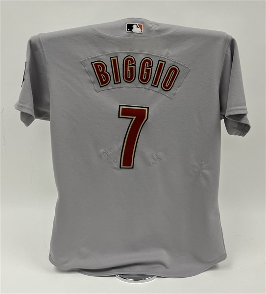 Craig Biggio 2002 Houston Astros Game Used Jersey w/ Dave Miedema LOA