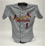 Ozzie Smith 1992 St. Louis Cardinals Game Used Jersey w/ Dave Miedema LOA