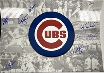 Lot of 3 Chicago Cubs Autographed Photos w/ Ray Burris