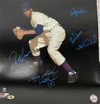 Lot of 3 Chicago Cubs Autographed Photos w/ Ray Burris