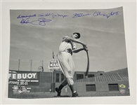 Boston Red Sox Autographed Ted Williams 16x20 Photo Signed by Ex-Sox Players