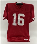 Joe Montana 1990-91 San Francisco 49ers Game Used & Autographed Playoff Jersey w/ Dave Miedema LOA & Beckett