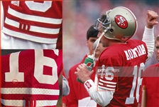 Joe Montana 1990-91 San Francisco 49ers Game Used & Autographed Playoff Jersey w/ Dave Miedema LOA & Beckett