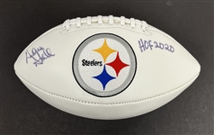 Donnie Shell Autographed & HOF Inscribed Pittsburgh Steelers Football