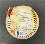 The Sandlot Cast Autographed Replica Baseball Beckett