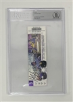 Harrison Smith Autographed & Encapsulated Authentic Ticket From First NFL Game Beckett