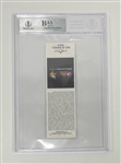 Harrison Smith Autographed & Encapsulated Authentic Ticket From First NFL Game Beckett
