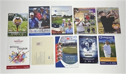 Lot of 9 Multi-Signed Golf Programs