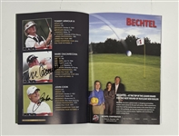 Lot of 9 Multi-Signed Golf Programs