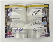 Lot of 9 Multi-Signed Golf Programs