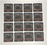 Lot of 16 Golfers Autographed Budweiser Coasters
