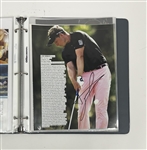 Large Collection of 428 Autographed Golf Magazine Pages w/ Furyk, Daly, Els, Garcia