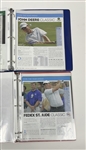 Large Collection of 428 Autographed Golf Magazine Pages w/ Furyk, Daly, Els, Garcia