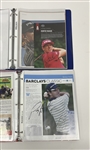 Large Collection of 428 Autographed Golf Magazine Pages w/ Furyk, Daly, Els, Garcia