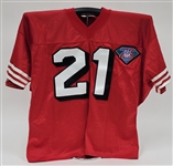 Deion Sanders 1994 San Francisco 49ers Game Used Jersey w/ Dave Miedema LOA