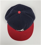 Deion Sanders 1992 Atlanta Braves Game Used Hat w/ Dave Miedema LOA