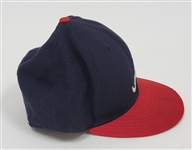 Deion Sanders 1992 Atlanta Braves Game Used Hat w/ Dave Miedema LOA