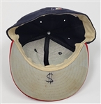 Deion Sanders 1992 Atlanta Braves Game Used Hat w/ Dave Miedema LOA