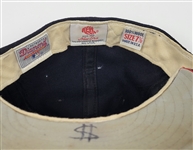 Deion Sanders 1992 Atlanta Braves Game Used Hat w/ Dave Miedema LOA
