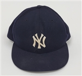 Derek Jeter c. 1995-96 New York Yankees Game Used Hat *Rookie Year* w/ Dave Miedema LOA