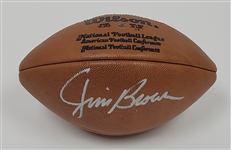Jim Brown Autographed Wilson NFL Football