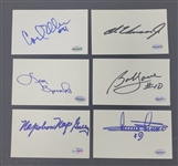 Lot of 6 Autographed Cut Signatures w/ Carl Eller & Minnie Minoso
