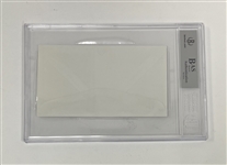 Ernie Banks Autographed & Encapsulated 1983 MLB All Star Game Cachet Beckett