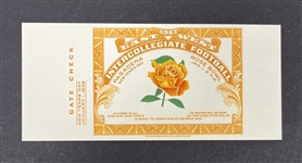1942 Unused Rose Bowl Ticket *RARE*