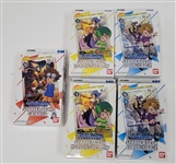 Lot of 5 Factory Sealed Digimon Hanger Boxes *English Version*
