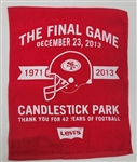 Candlestick Park Final Game Ticket & Towel