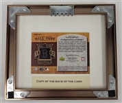 Jackie Robinson Framed 2005 Upper Deck Hall of Fame Game Used Pants Card LE #1/25
