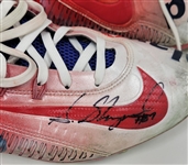 Sterling Shepard Autographed Game Worn Cleats PSA/DNA