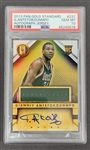 Giannis Antetokounmpo Autographed 2013 Panini Gold Standard #231 Rookie Jersey Card PSA 10