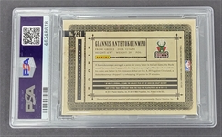 Giannis Antetokounmpo Autographed 2013 Panini Gold Standard #231 Rookie Jersey Card PSA 10