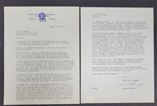 Maurice Podoloff Signed NBA Letter to Sid Hartman w/ JSA LOA