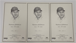 Lot of 8 Harmon Killebrew Autographed HOF NACEX Prints Out of 573 JSA