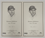 Lot of 8 Harmon Killebrew Autographed HOF NACEX Prints Out of 573 JSA