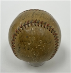 1933 New York Yankees Team Signed OAL Baseball w/ Ruth & Gehrig JSA LOA