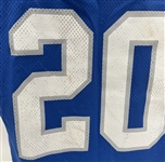 Barry Sanders 1992 Detroit Lions Game Used Jersey w/ Dave Miedema LOA