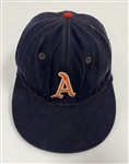 Bob Cerv c. 1958-59 Kansas City Athletics Game Used Hat w/ Dave Miedema LOA