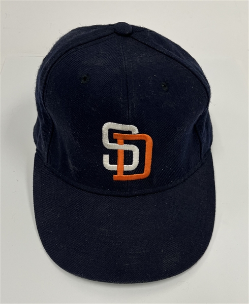Tony Gwynn 1991 San Diego Padres Game Used Hat w/ Dave Miedema LOA