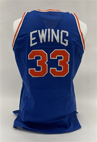 Patrick Ewing 1986-87 New York Knicks Game Used Jersey w/ Dave Miedema LOA
