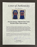 Patrick Ewing 1986-87 New York Knicks Game Used Jersey w/ Dave Miedema LOA