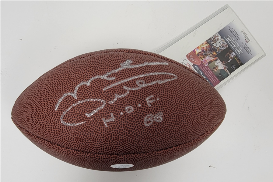 Mike Ditka Autographed & HOF Inscribed "The Duke" Football JSA