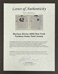 Mariano Rivera 2005 New York Yankees Game Used Jersey w/ Dave Miedema LOA