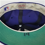 Robin Yount c. 1984-86 Milwaukee Brewers Game Used Hat w/ Dave Miedema LOA